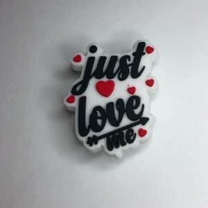 10/$13 Just Love Me crocs charm/jibbitz